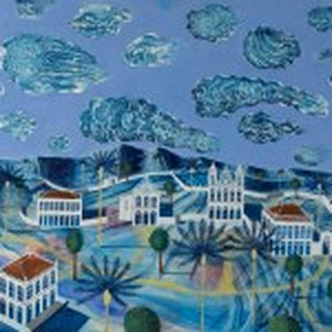 Paisagem Azul