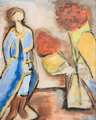 Aldo Bonadei - Figura e flores