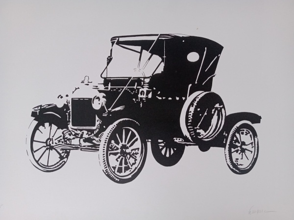 Kleber Ventura - Carro antigo preto