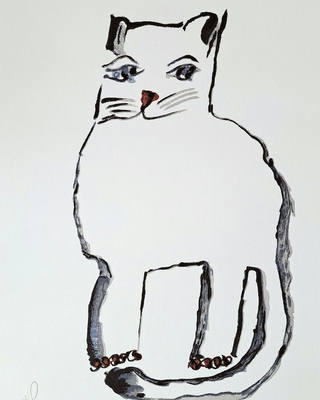 Aldemir Martins - Série “Os Gatos”, Gravura