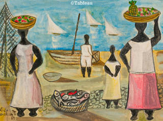 Emiliano di Cavalcanti - Figuras e marinha