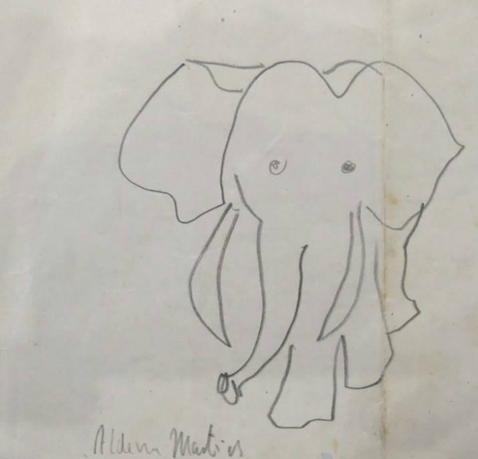 Aldemir Martins - Elefante (s/ data)