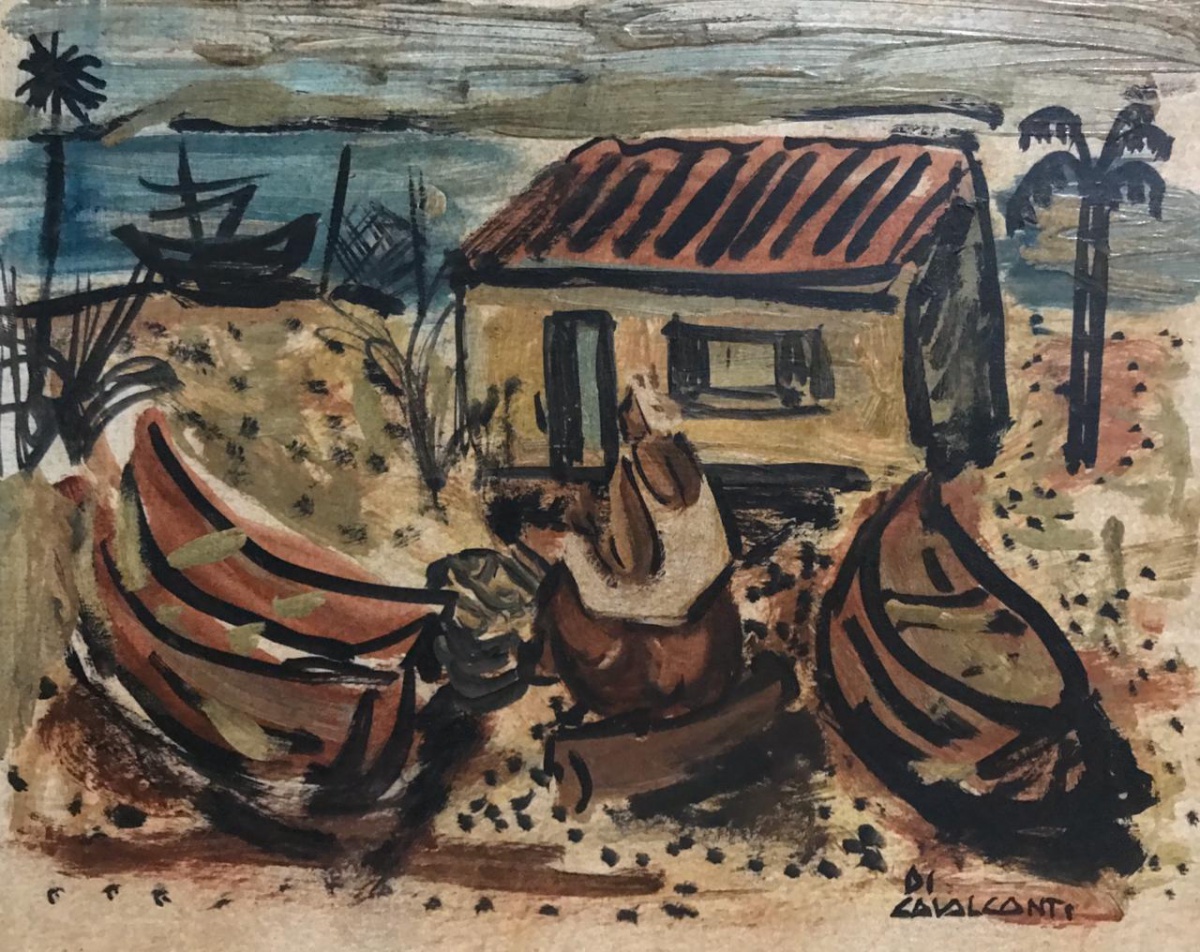Emiliano di Cavalcanti - Vila de Pescadores