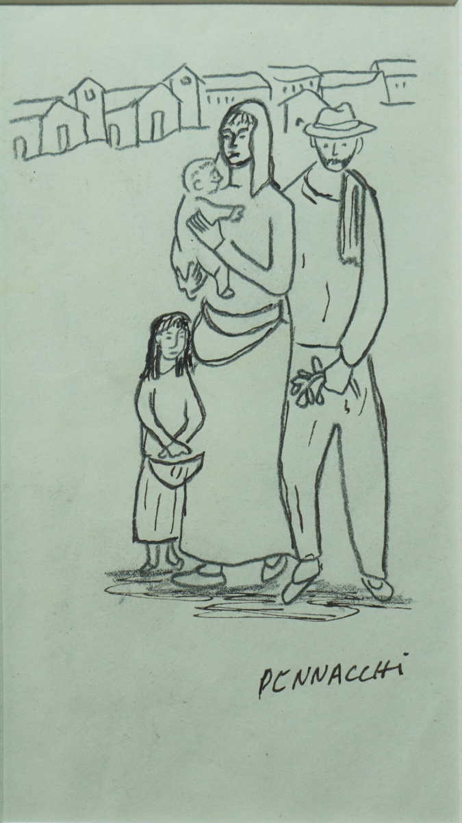 Vilarejo com Figuras