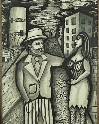 Emiliano di Cavalcanti - Homem e Mulata