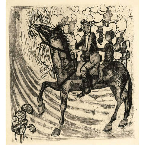Homem a Cavalo com Menino na Garupa – da série Menino de Engenho