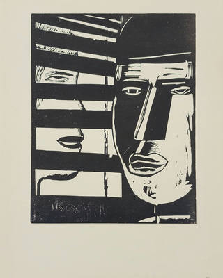 Lasar Segall - Figura feminina com natureza
