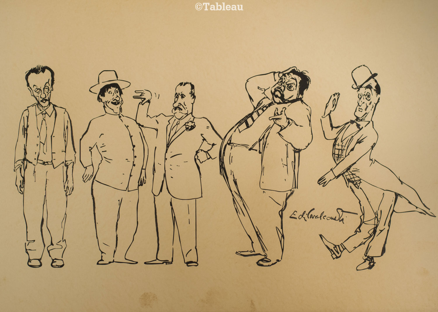 Emiliano di Cavalcanti - Tipos populares