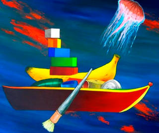 Antonio Peticov - Banana Boat