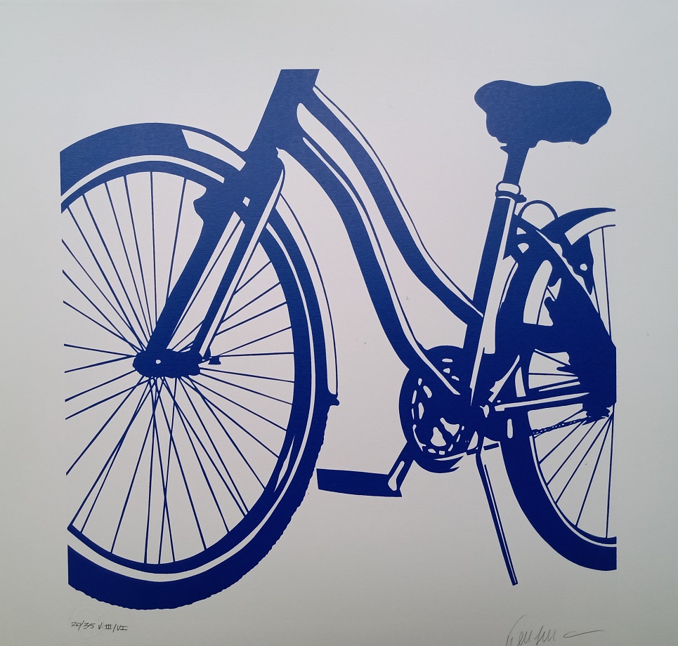 Bicicleta azul