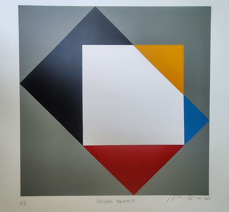 Antonio Peticov - Double Square B
