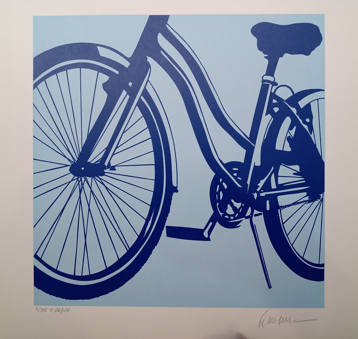 Bicicleta azul