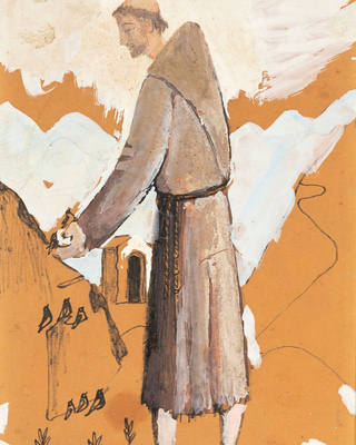 Fulvio Pennacchi - São Francisco com Pássaros