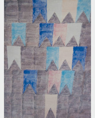 Alfredo Volpi - Bandeirinhas, circa 1970