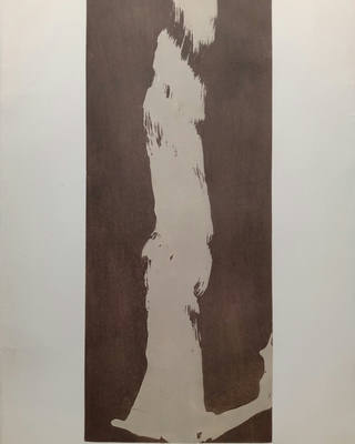Tomie Ohtake - Abstrato marrom