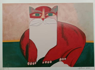 Aldemir Martins - Gato Vermelho