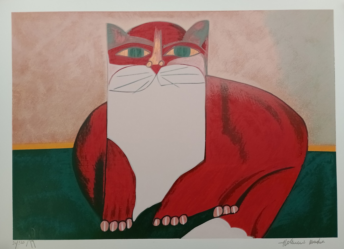 Aldemir Martins - Gato Vermelho