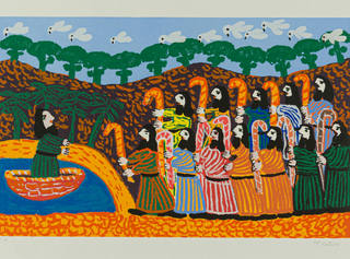 Antonio Poteiro - Jesus pregando no mar da Galiléia