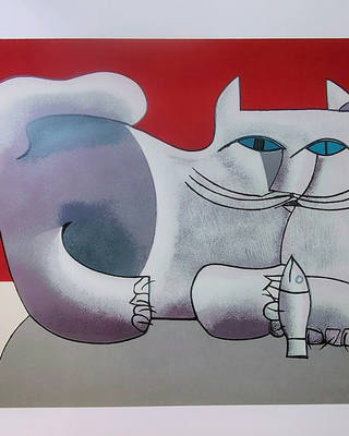Inos Corradin - Gato com peixe