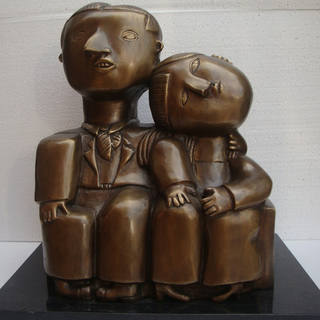 Inos Corradin - Casal Sentado