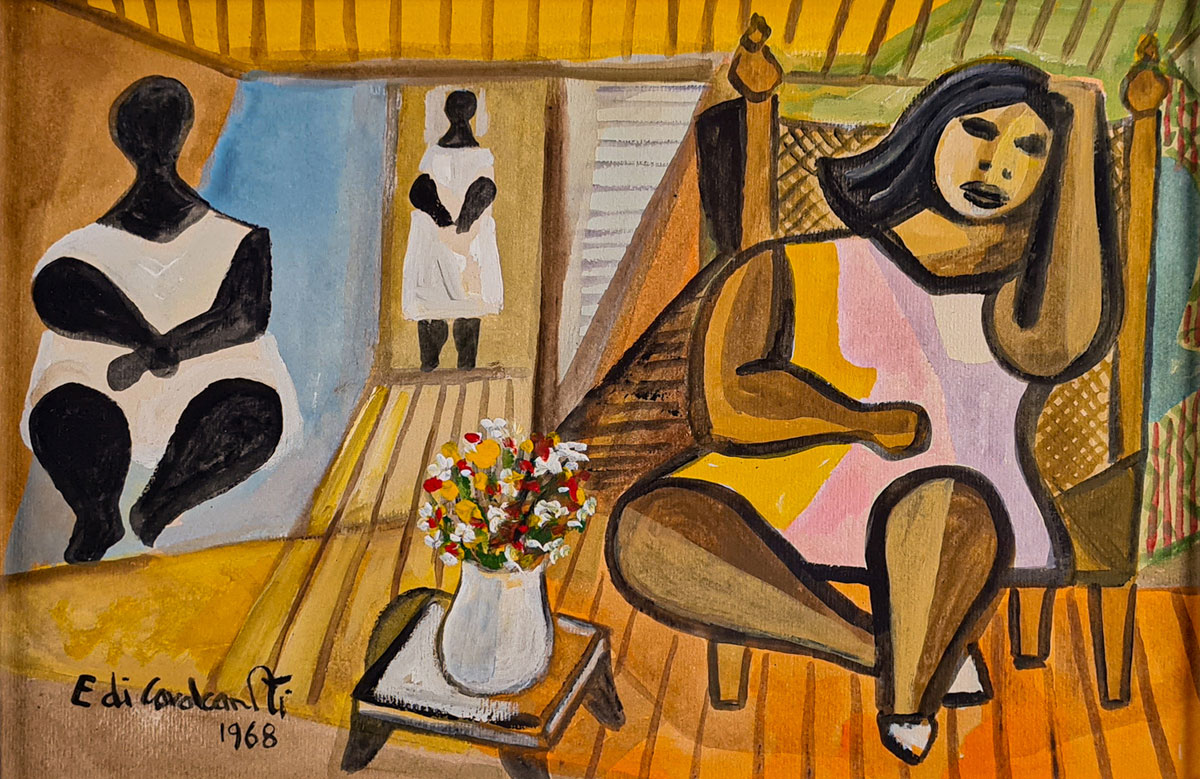 Emiliano di Cavalcanti - Mulata e figuras