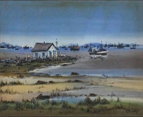 Marinha Com Barcos