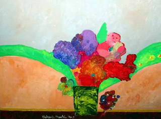 Aldemir Martins - Vaso de flores