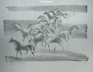 Lívio Abramo - Cavalos