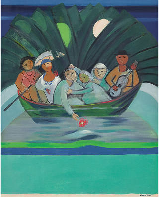 Cícero Dias - Figuras no barco