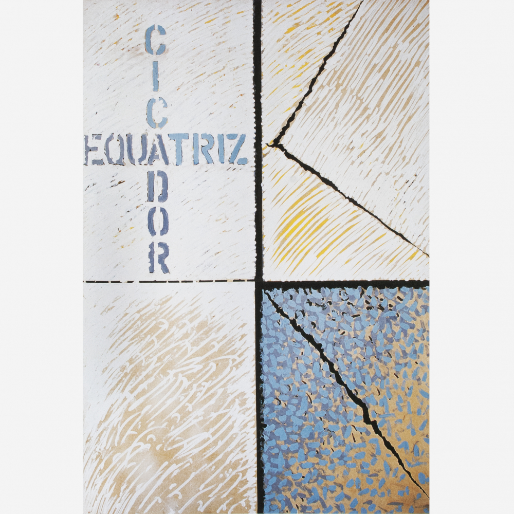 Rubens Gerchman - Linguagem " Equador Cicatriz"