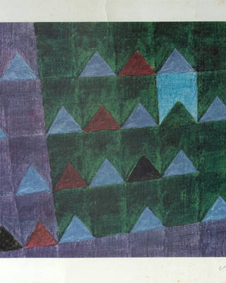 Alfredo Volpi - Bandeirinha Verde