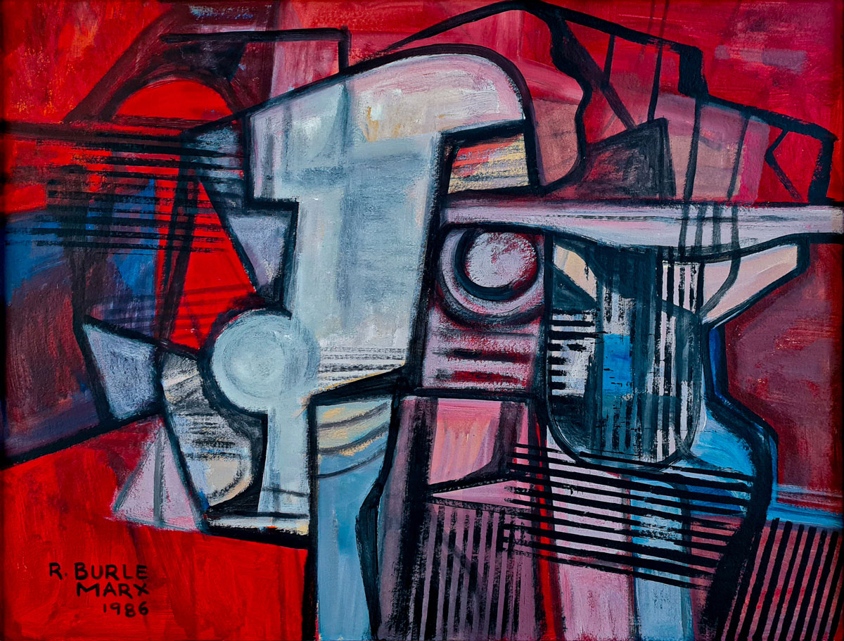 Roberto Burle Marx - Composição abstrata