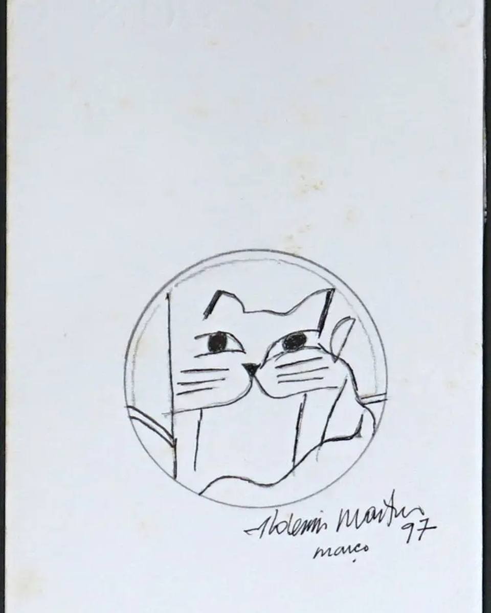 Aldemir Martins - Gato - Estudo
