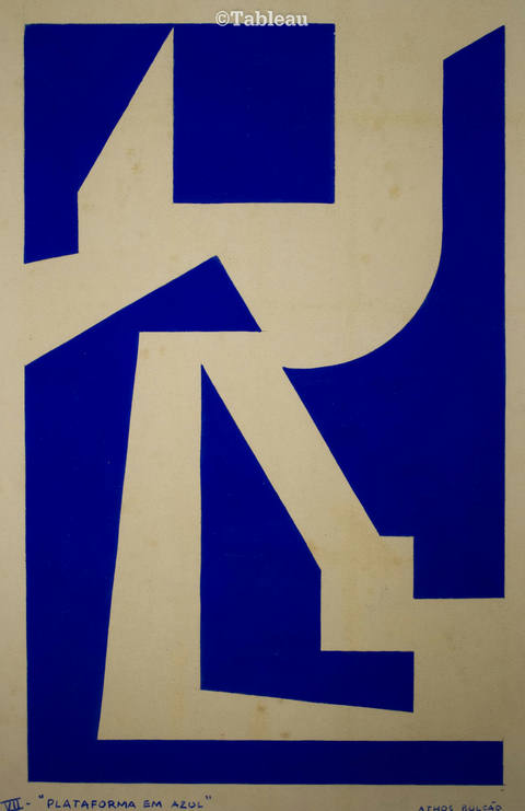 Plataforma em azul - VII