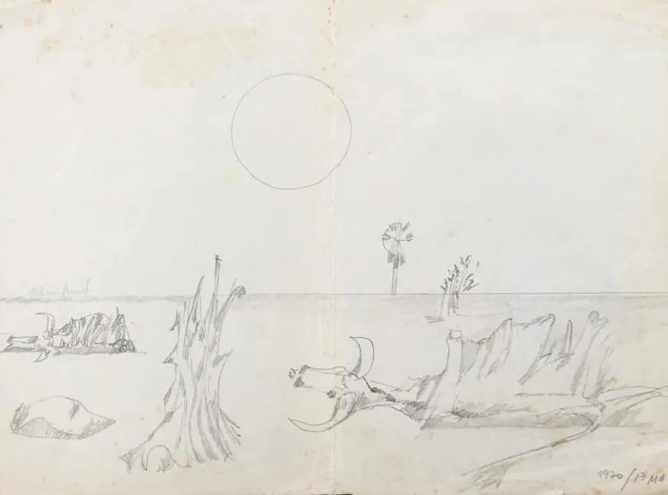 Aldemir Martins - Paisagem
