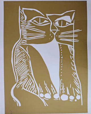 Aldemir Martins - Gato Verde