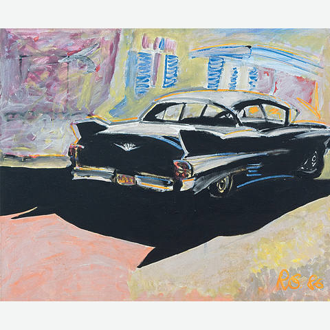 Black Cadilac Coches Cubanos