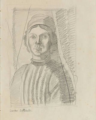 Aldo Bonadei - Retrato de Sandro Botticelli
