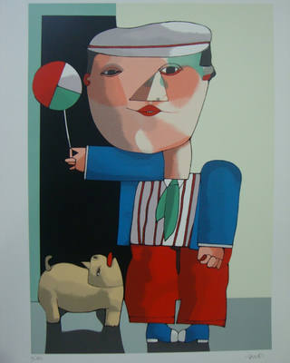 Inos Corradin - Menino e mascote