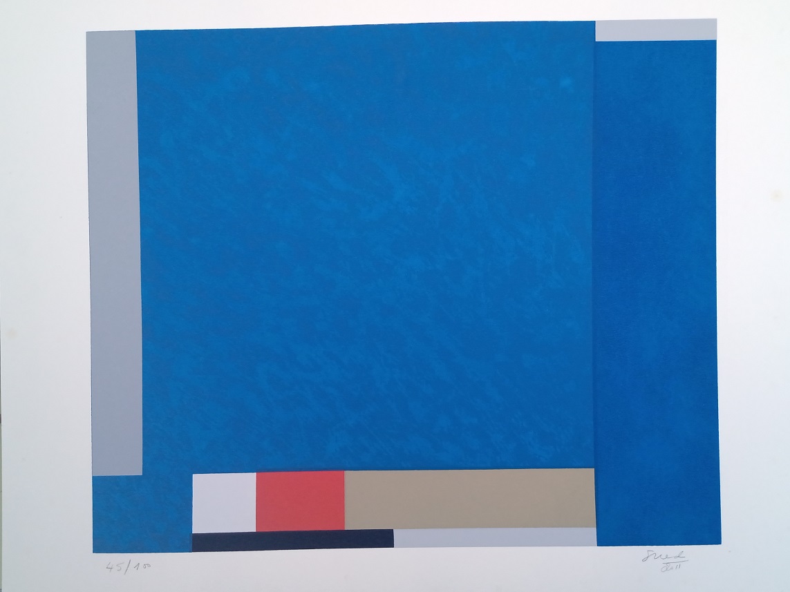 Eduardo Sued - Geométrico azul