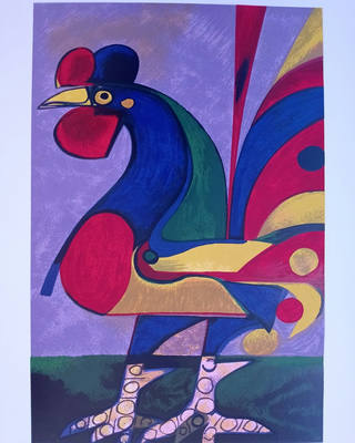 Aldemir Martins - Galo Colorido