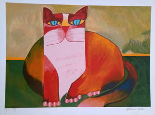 Aldemir Martins - Gato Vermelho