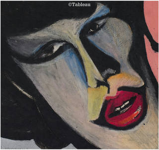 Rubens Gerchman - Lábios vermelhos