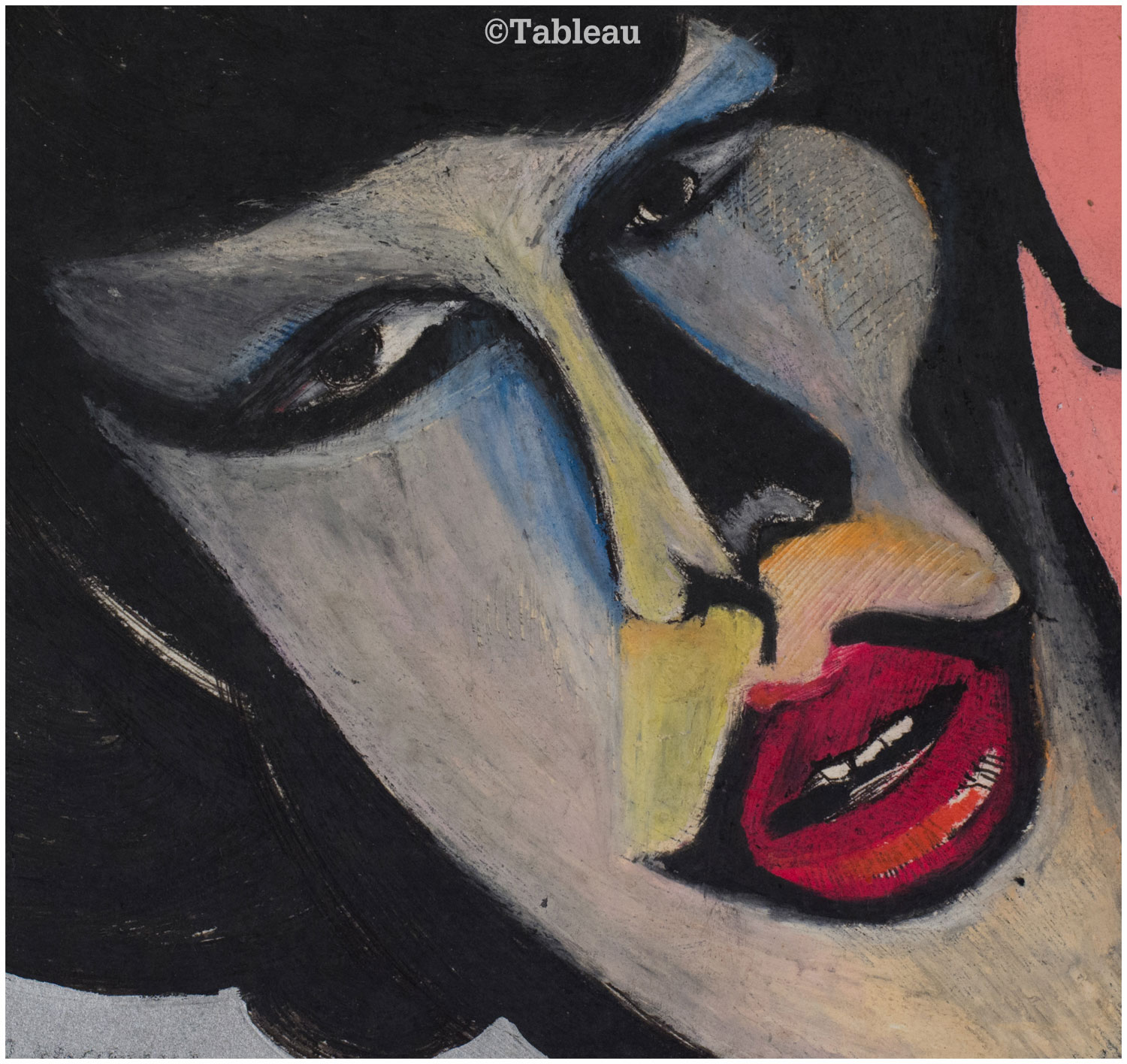Rubens Gerchman - Lábios vermelhos