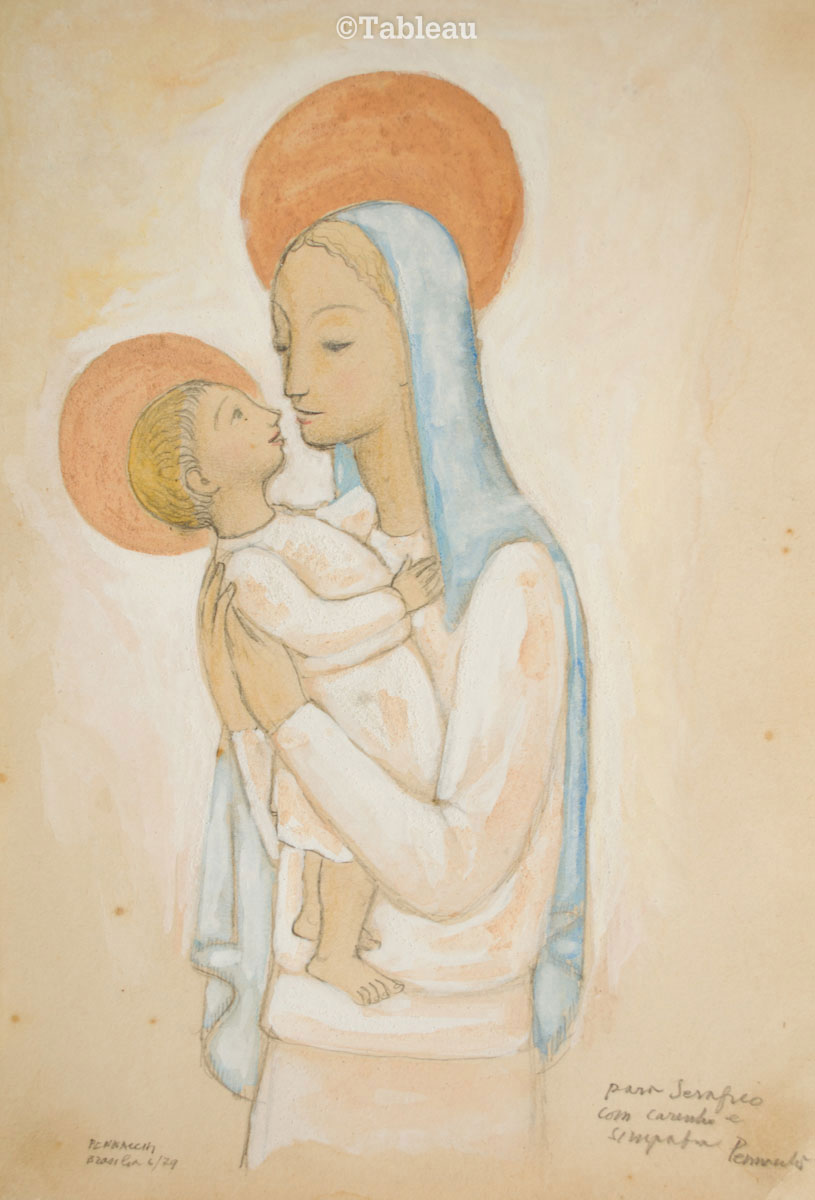 Fulvio Pennacchi - Nossa Senhora com o Menino