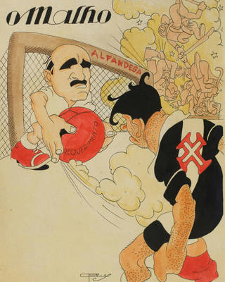 J. Carlos - Capa da revista "o Malho"