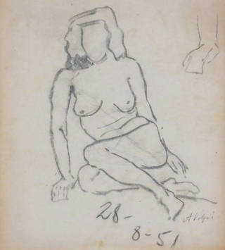 Alfredo Volpi - Nú Feminino