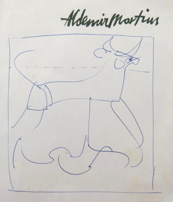 Aldemir Martins - Bumba-meu-Boi Estudo (s/ data)