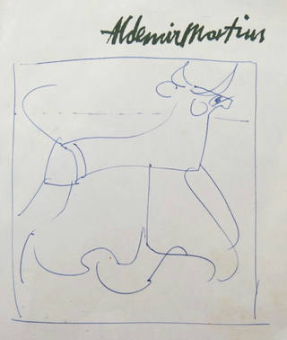 Aldemir Martins - Bumba-meu-Boi Estudo (s/ data)