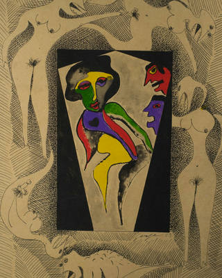 Ivan Serpa - Série mulher e bichos